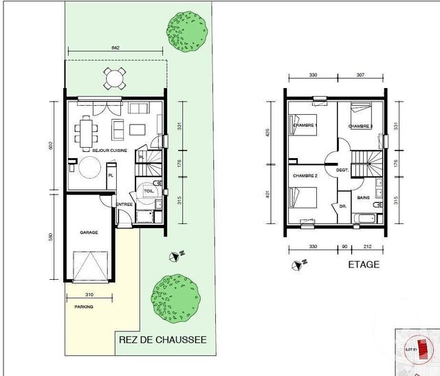 Afficher la photo en grand maison à vendre - 4 pièces - 91.47 m2 - BISCARROSSE - 40 - AQUITAINE - Century 21 Group Immo