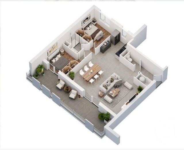 Appartement T3 à vendre - 3 pièces - 71.69 m2 - PARENTIS EN BORN - 40 - AQUITAINE - Century 21 Group Immo