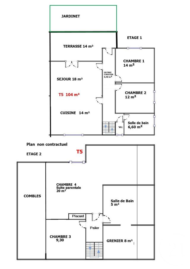 Appartement F5 à vendre MIMIZAN