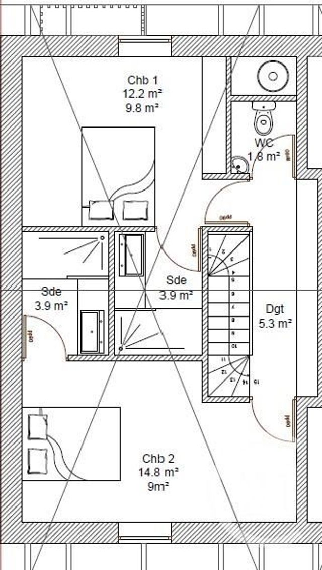 Appartement Duplex à vendre - 3 pièces - 59.0 m2 - MIMIZAN - 40 - AQUITAINE - Century 21 Group Immo